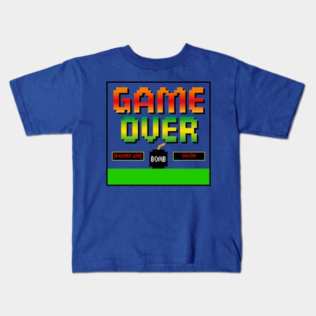 Game Over! Kids T-Shirt by DraconicVerses